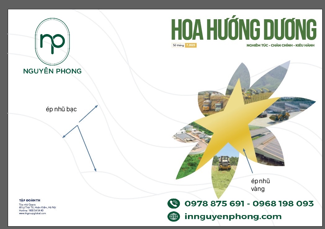 Dấu ấn cánh hoa xuất hiện ở mọi sản phẩm của tập đoàn TH